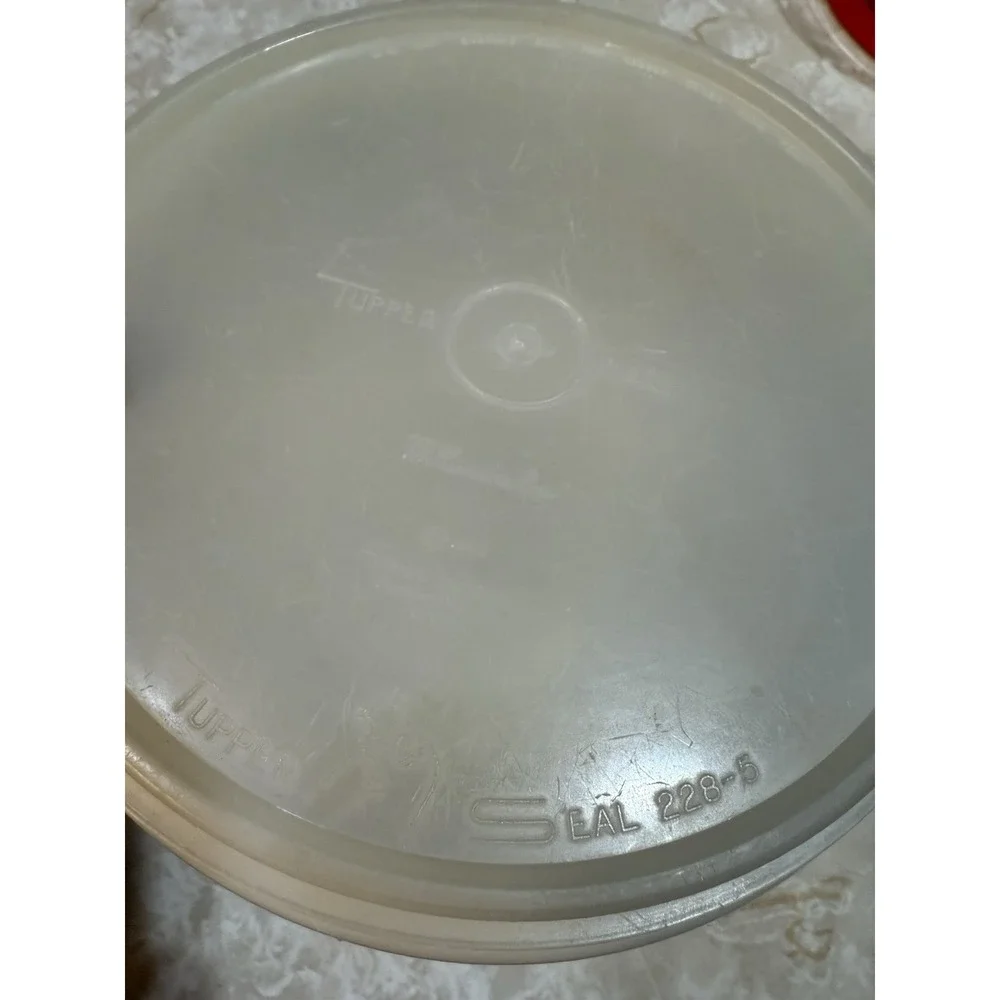 Vtg Tupperware Bowl 271-10 With Lid Millionaire Line Seal 228-5  Circa 1954 EUC‎